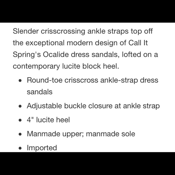 Call it Spring Perspex Heels - Picture 5 of 5